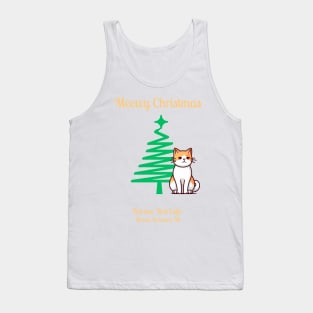 Meowy Christmas Tank Top